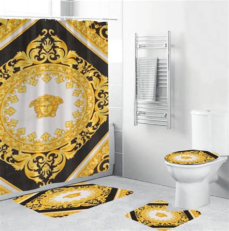 Versace shower curtain set